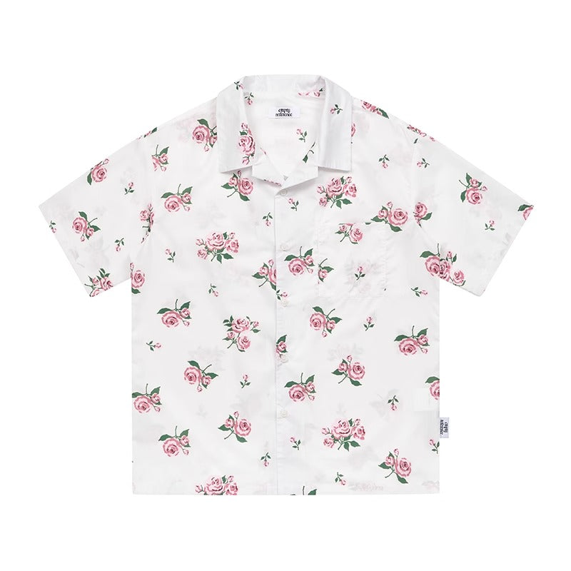 Rose Floral Print Shirt