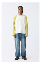 Striped Raglan Sleeve Tee