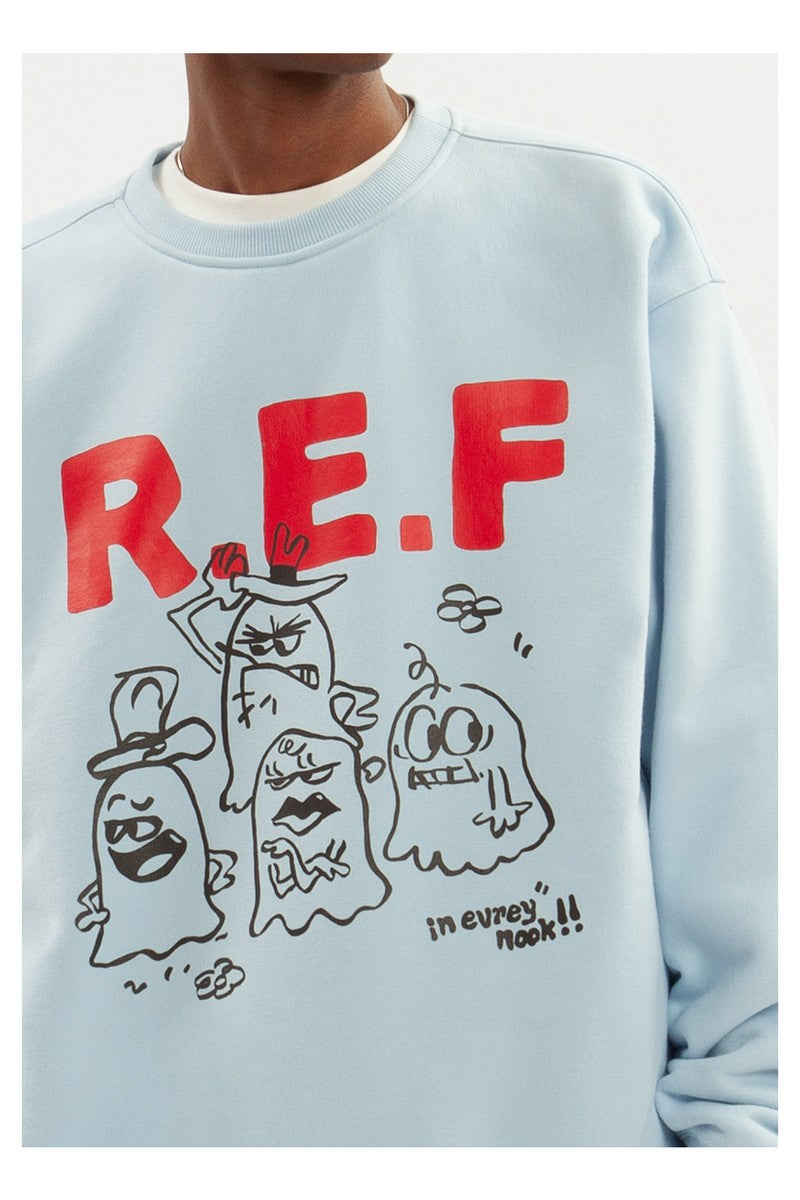 Ghost Graffiti College Hoodie