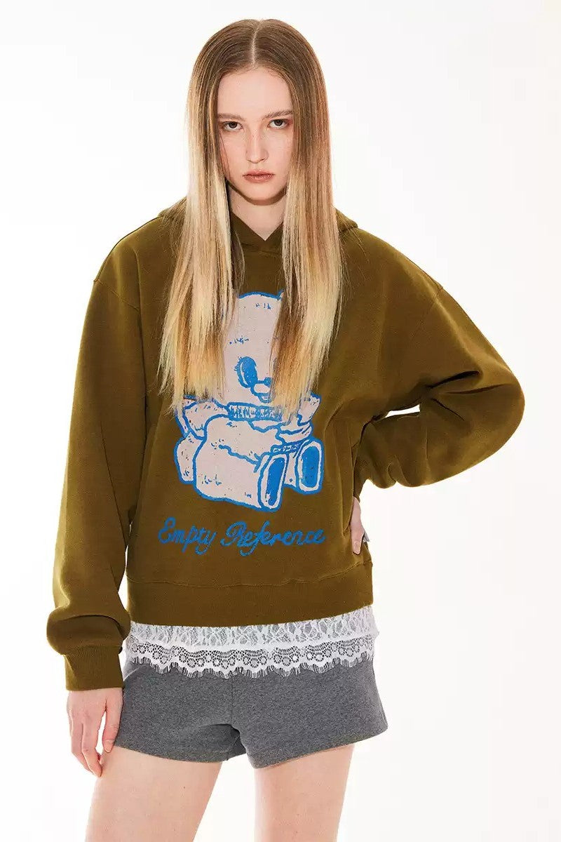 Angel Bear Graphic Hoodie