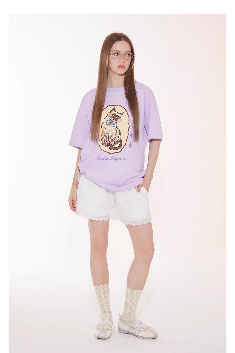 Siamese Cat Graphic Tee