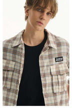 Textured Plaid Pocket Shirt - Empty Reference