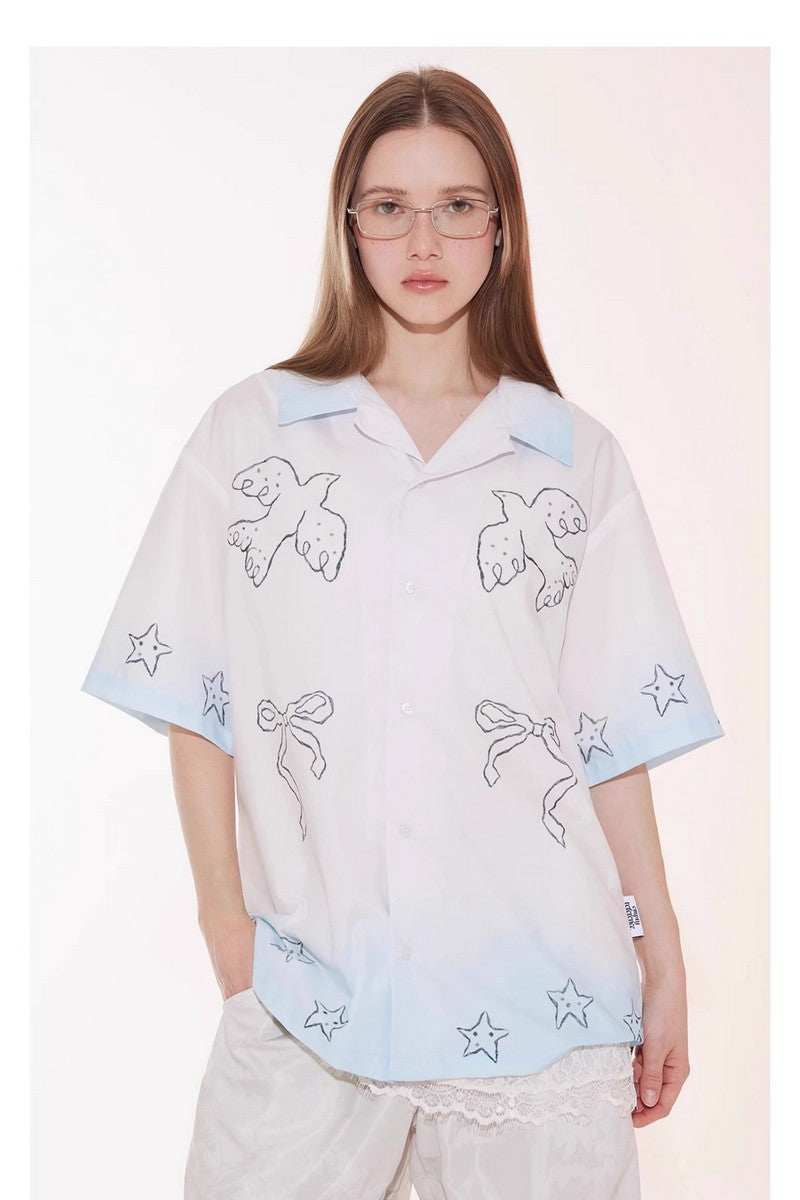 Graffiti Fade Graphic Shirt - Empty Reference