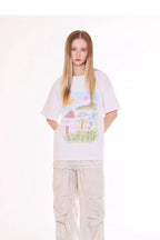 Whimsical Sketch Cotton Tee