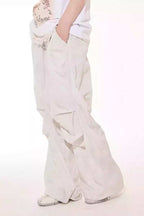 Pleated Botanical Paratrooper Pants - Empty Reference