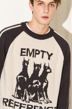 Doberman Raglan Stripe Sweater