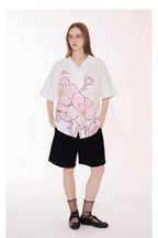 Striped Floral Casual Shirt - Empty Reference