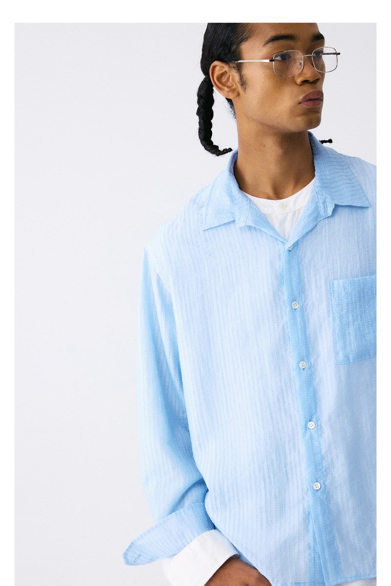 Tencel Slub Double Layer Shirt