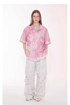 Gradient Lace Graphic Shirt