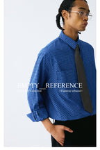 Patchwork Plaid Pocket Shirt