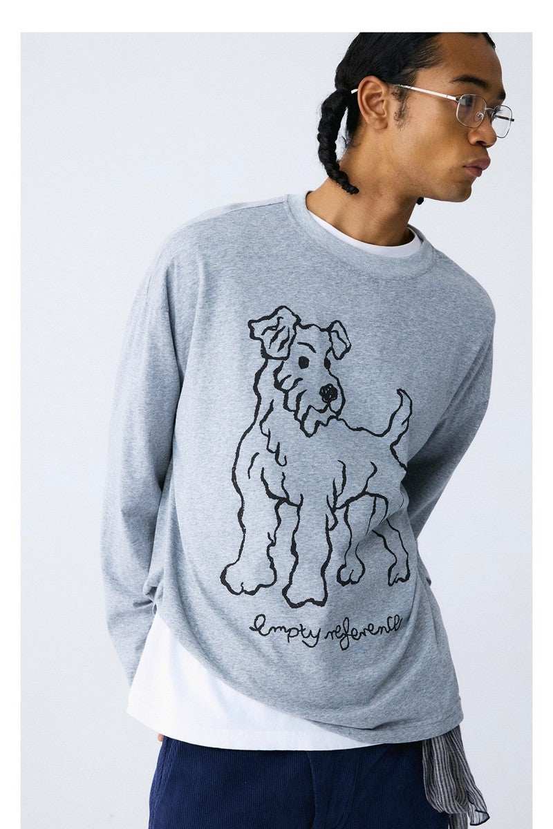 Snowflake Fox Terrier Tee - Empty Reference