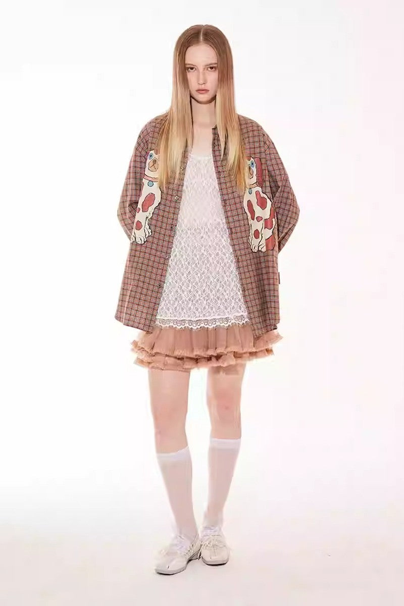 Dalmatian Plaid Shirt