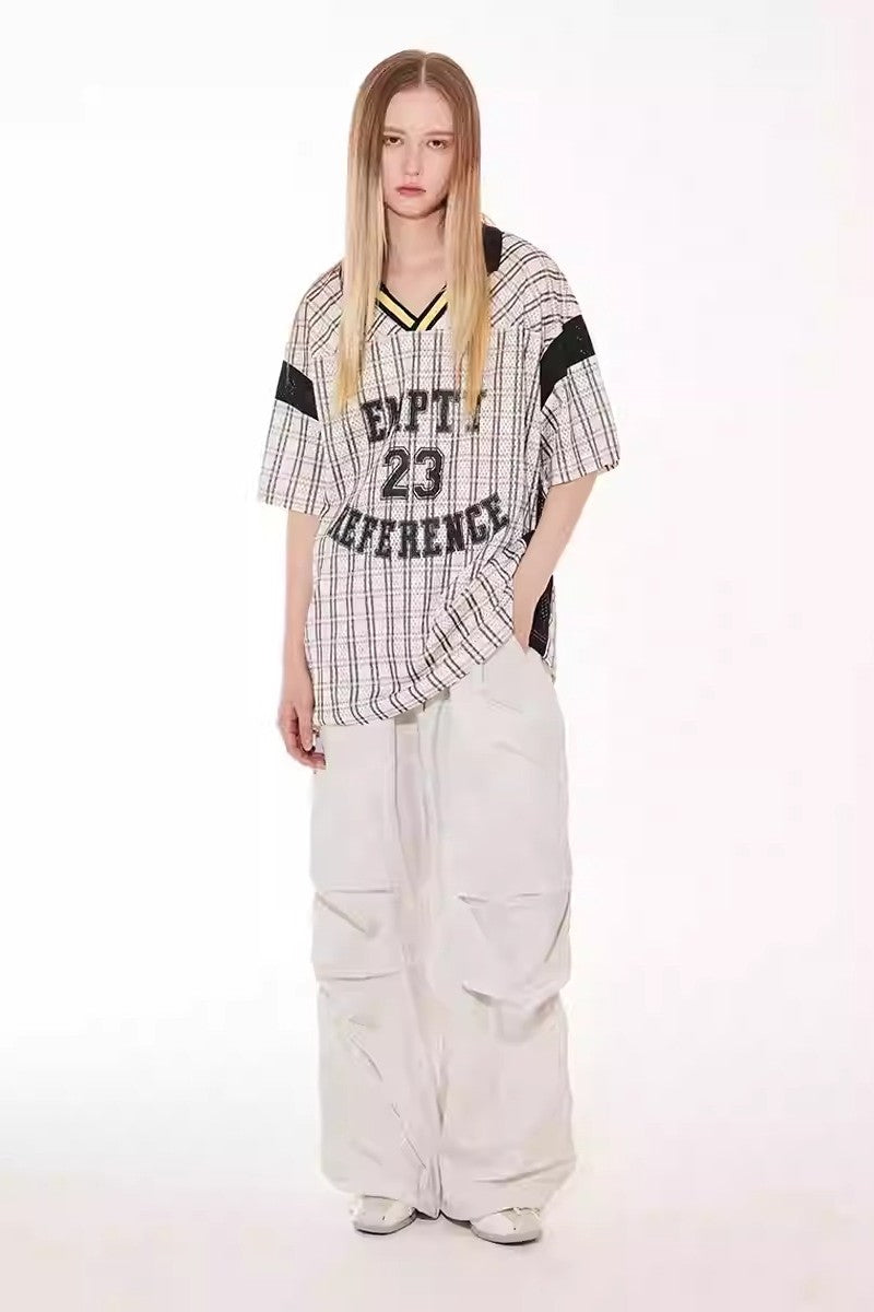 Number Stripe Logo Polo