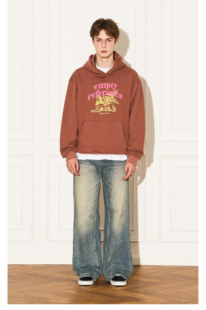 Sphinx Graphic Vintage Hoodie