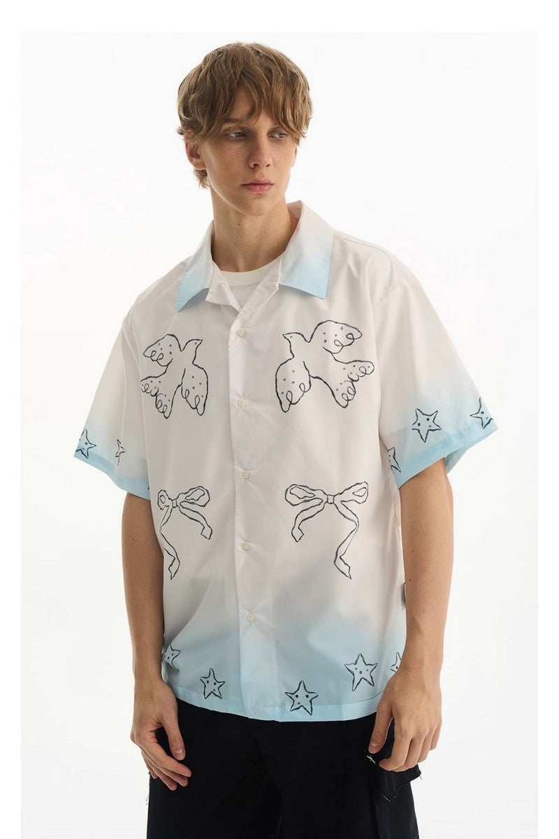 Graffiti Fade Graphic Shirt - Empty Reference