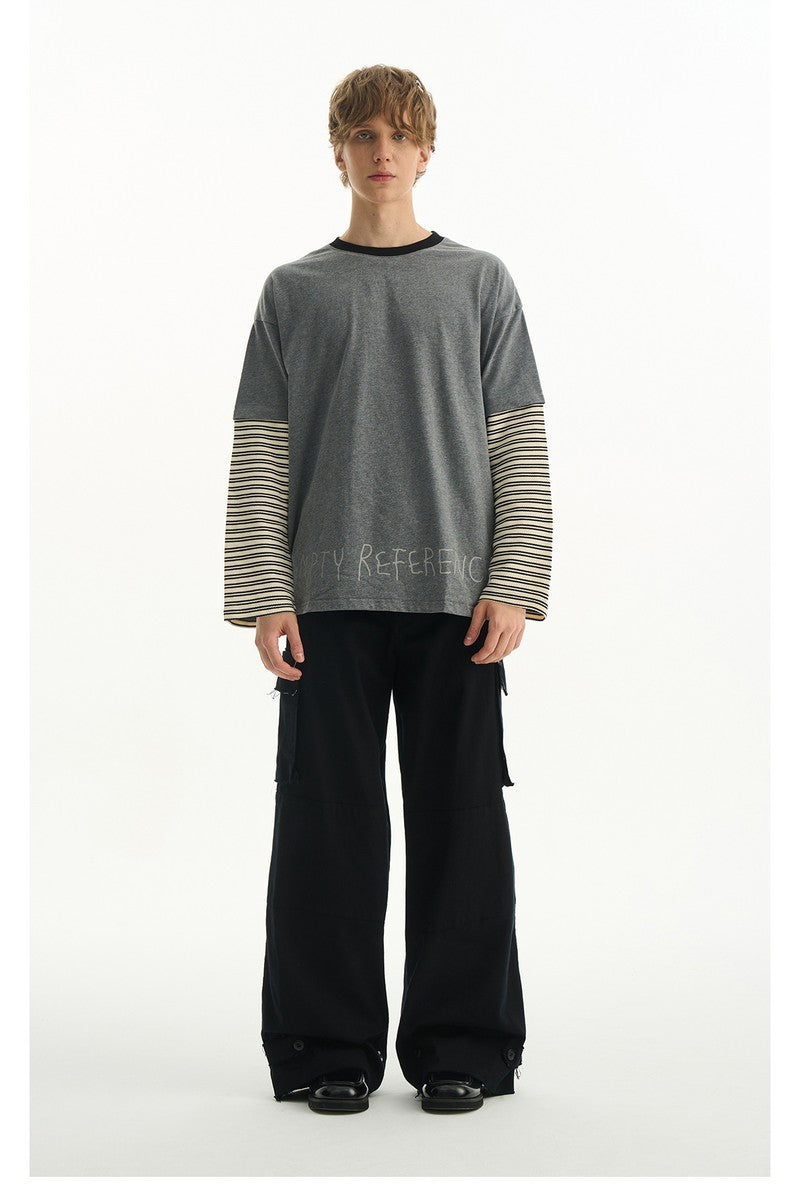 Layered Stripe Long Tee