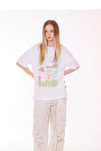 Whimsical Sketch Cotton Tee