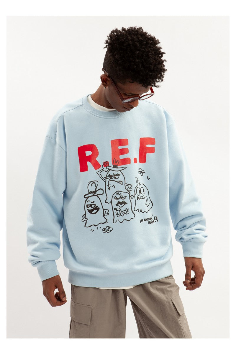 Ghost Graffiti College Hoodie