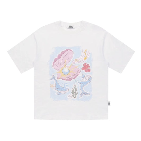 Hand Drawn Ocean Graphic Tee