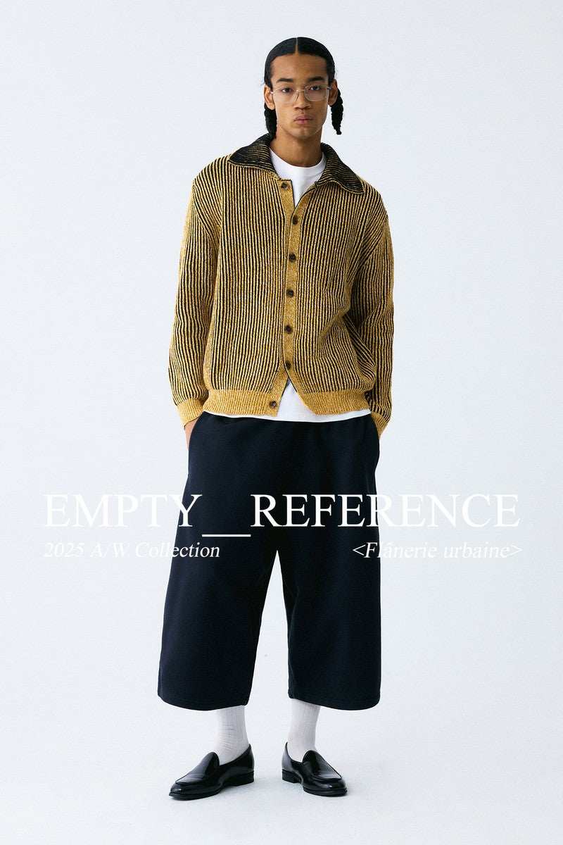 Vintage Stripe Knit Cardigan - Empty Reference