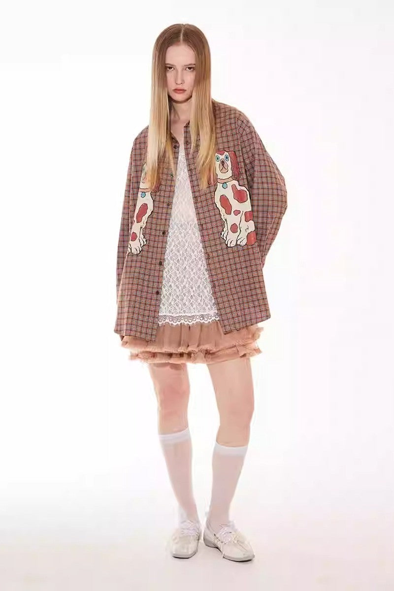 Dalmatian Plaid Shirt