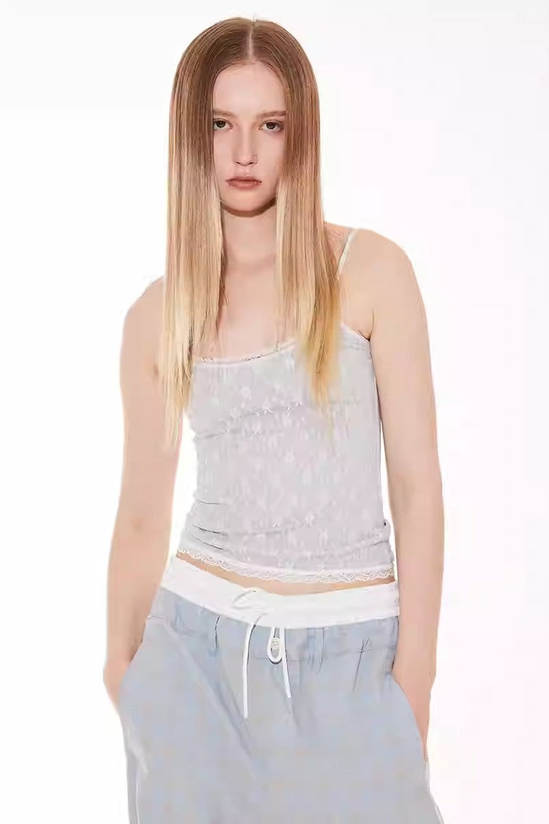Double Layer Lace Cami