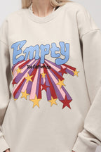 Colorful Star Print Sweatshirt