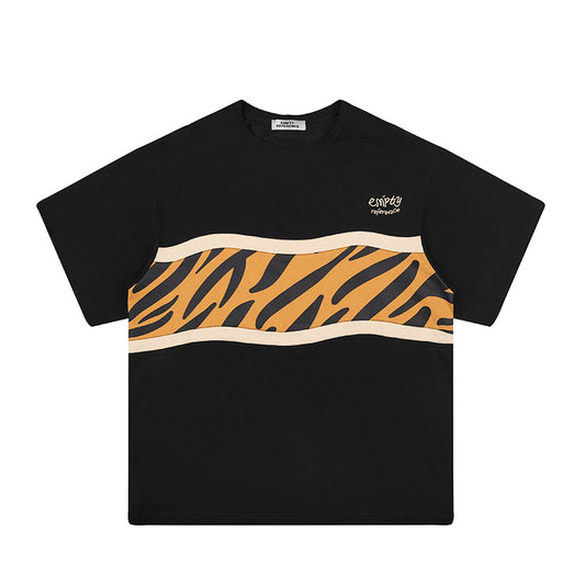 Tiger Patchwork Graphic Tee