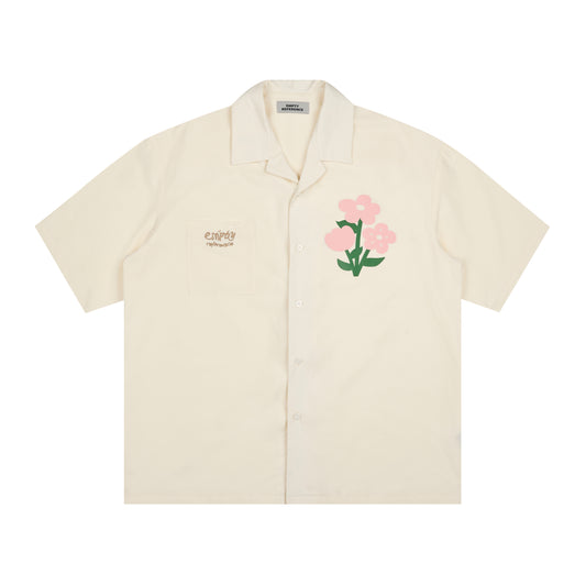 Floral Cotton Graphic Shirt