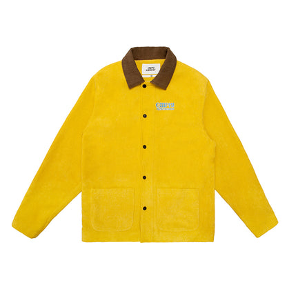 Paneled Corduroy Jacket