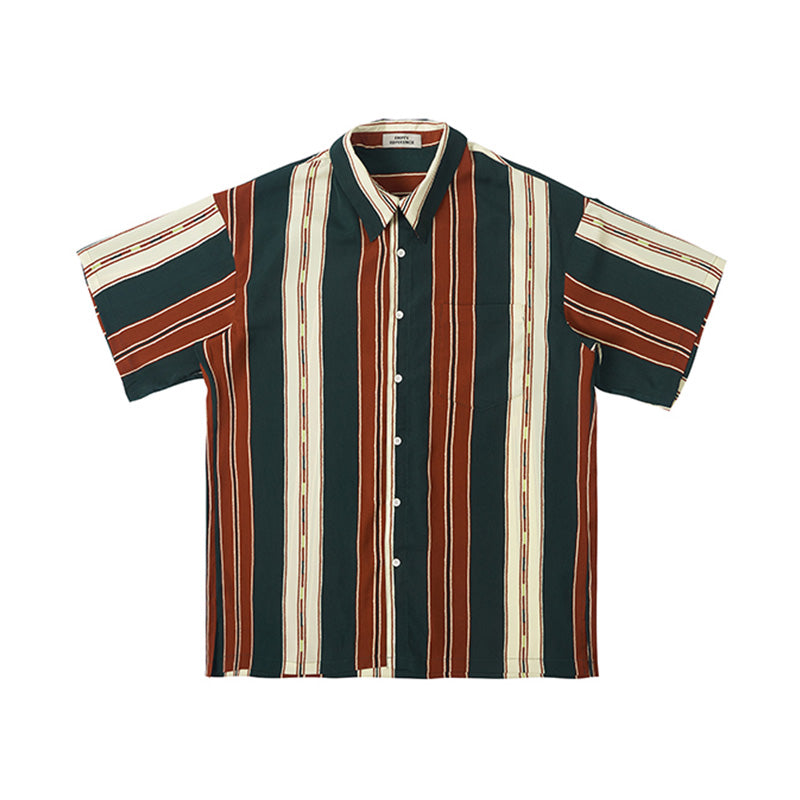 Red Green Stripe Shirt