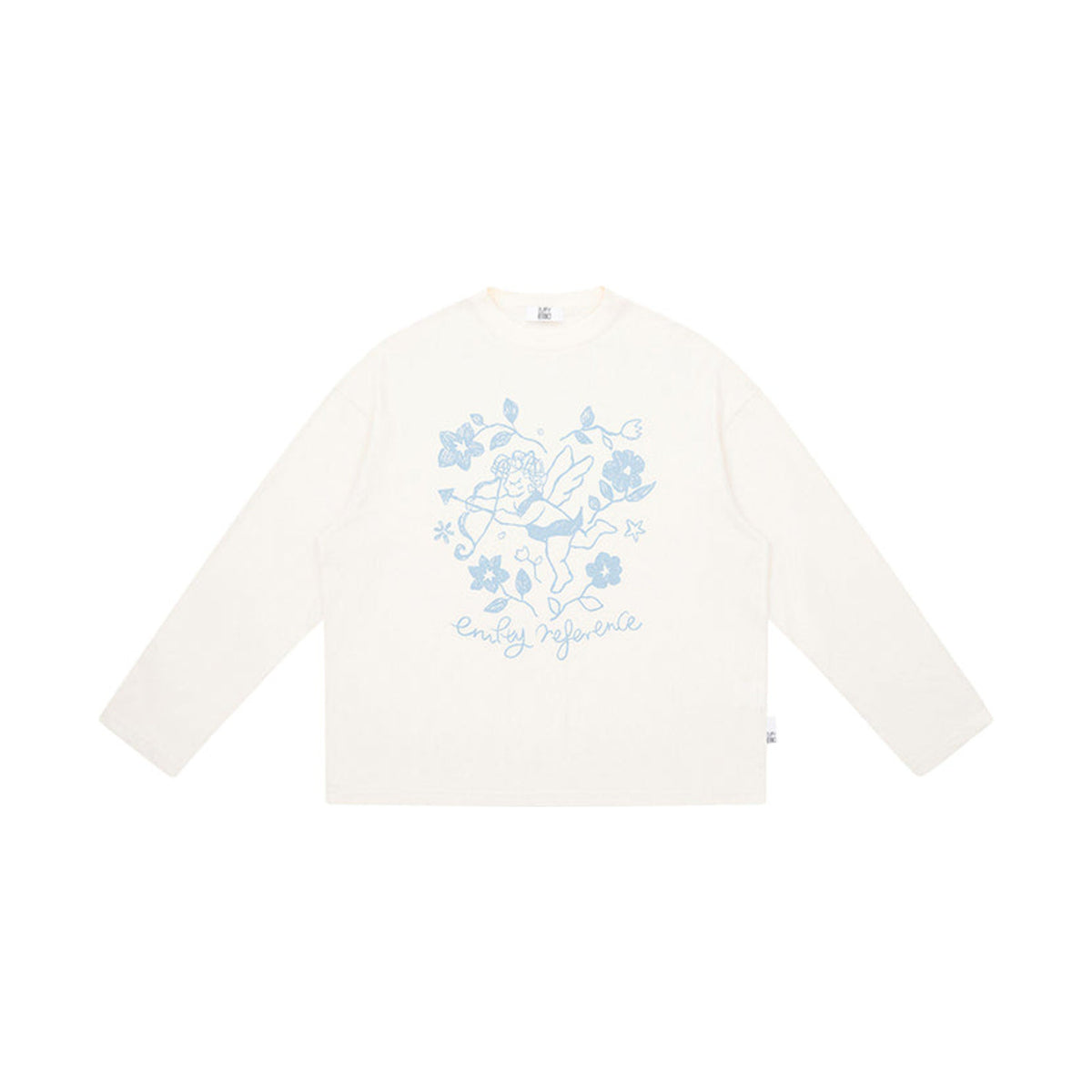 Cherub Heart Graphic Long Sleeve Tee
