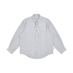 Detachable Scarf Long Sleeve Shirt