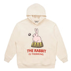 Thinking Bunny Graphic Hoodie