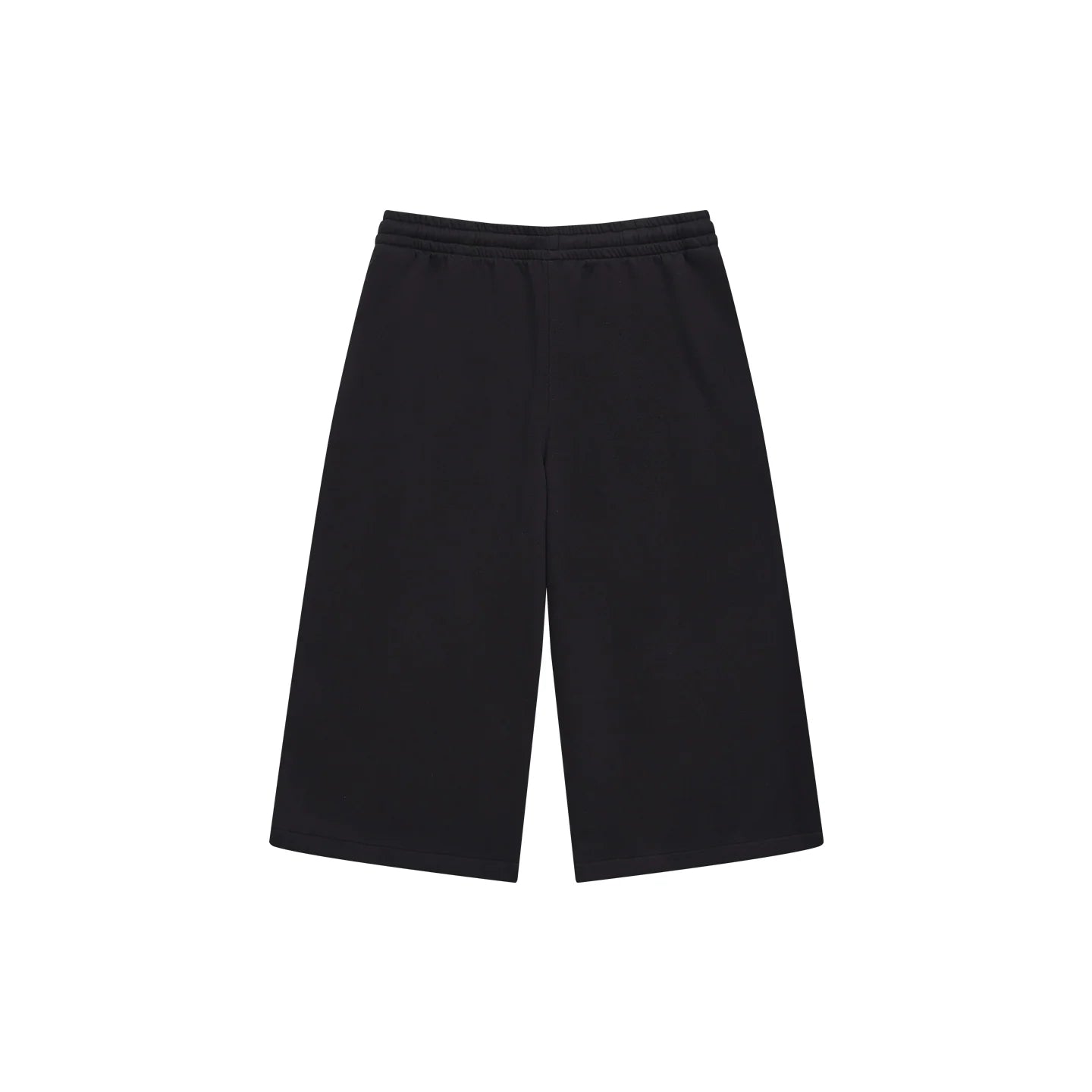 The Draped Cropped Short - High-Grammage Knit with Drawcord Waist