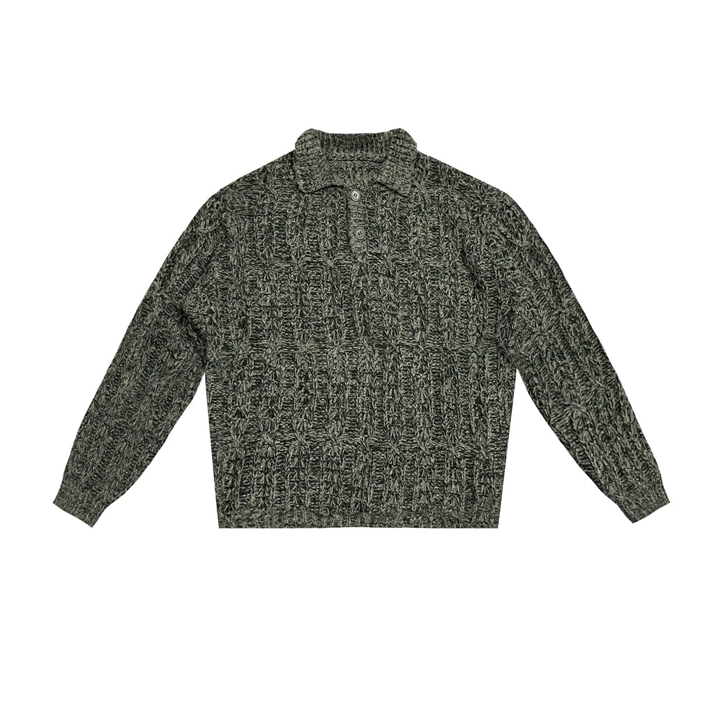 Textured Wool Knit Sweater
