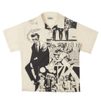 Retro Comic Camp Collar Shirt