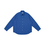 Oblique Panel Check Long Sleeve Shirt