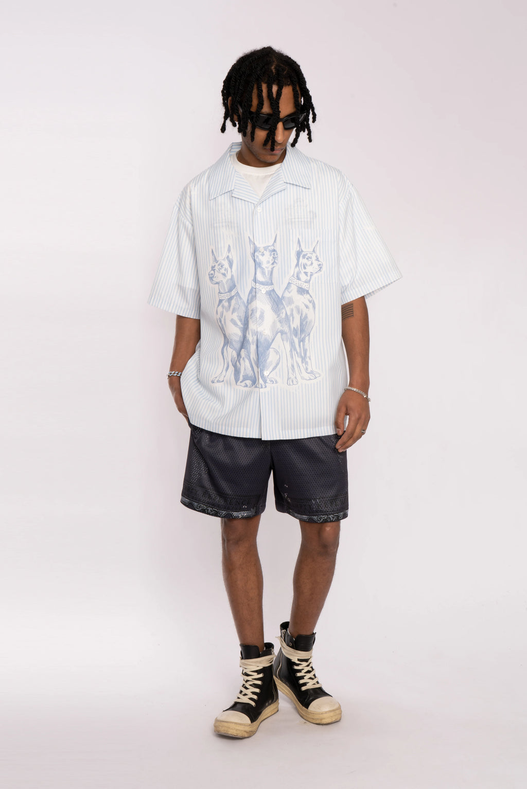 Doberman Sketch Graphic Shirt