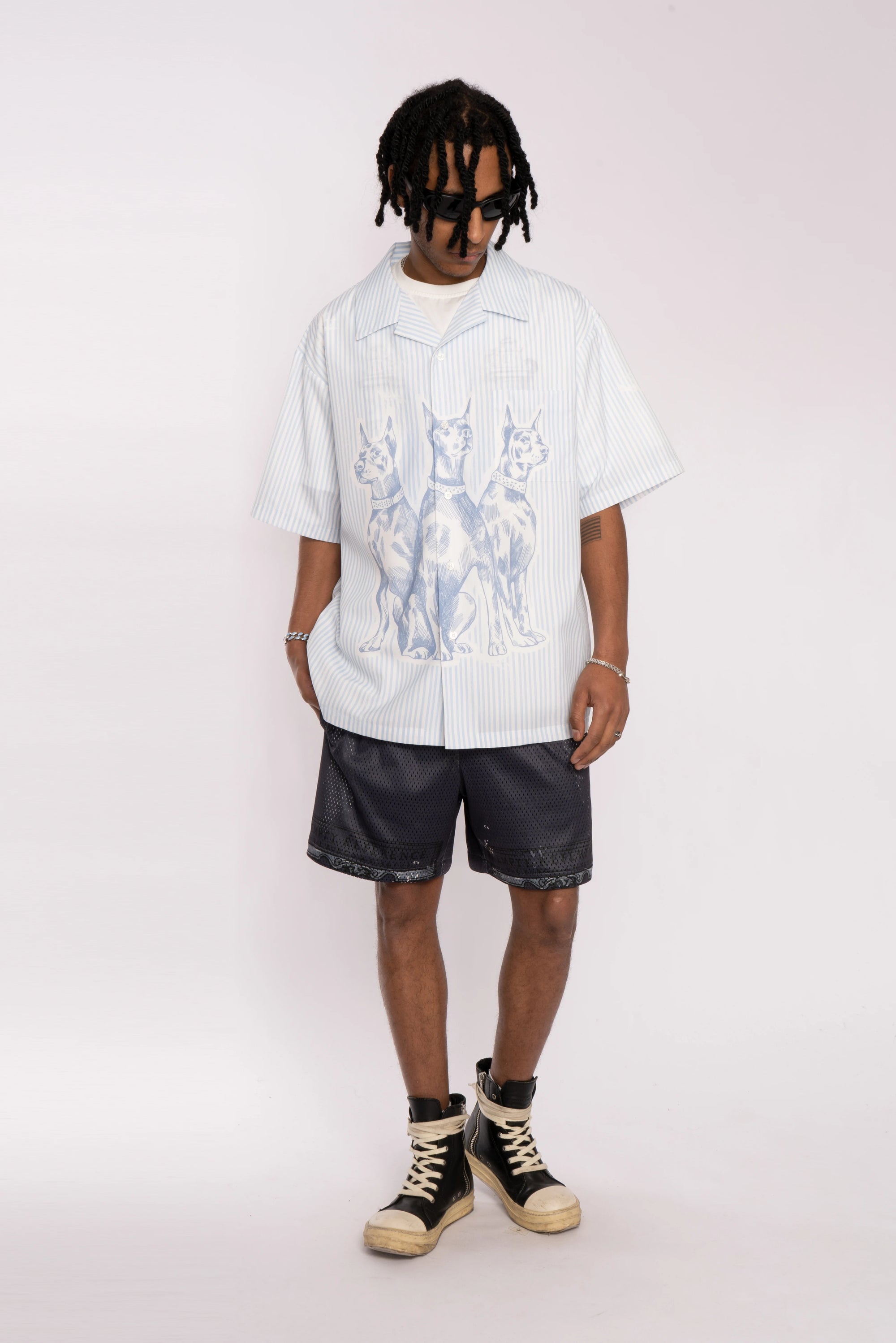 Doberman Sketch Graphic Shirt