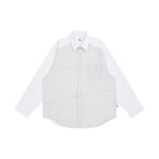 Patchwork Stripe Long Sleeve Shirt