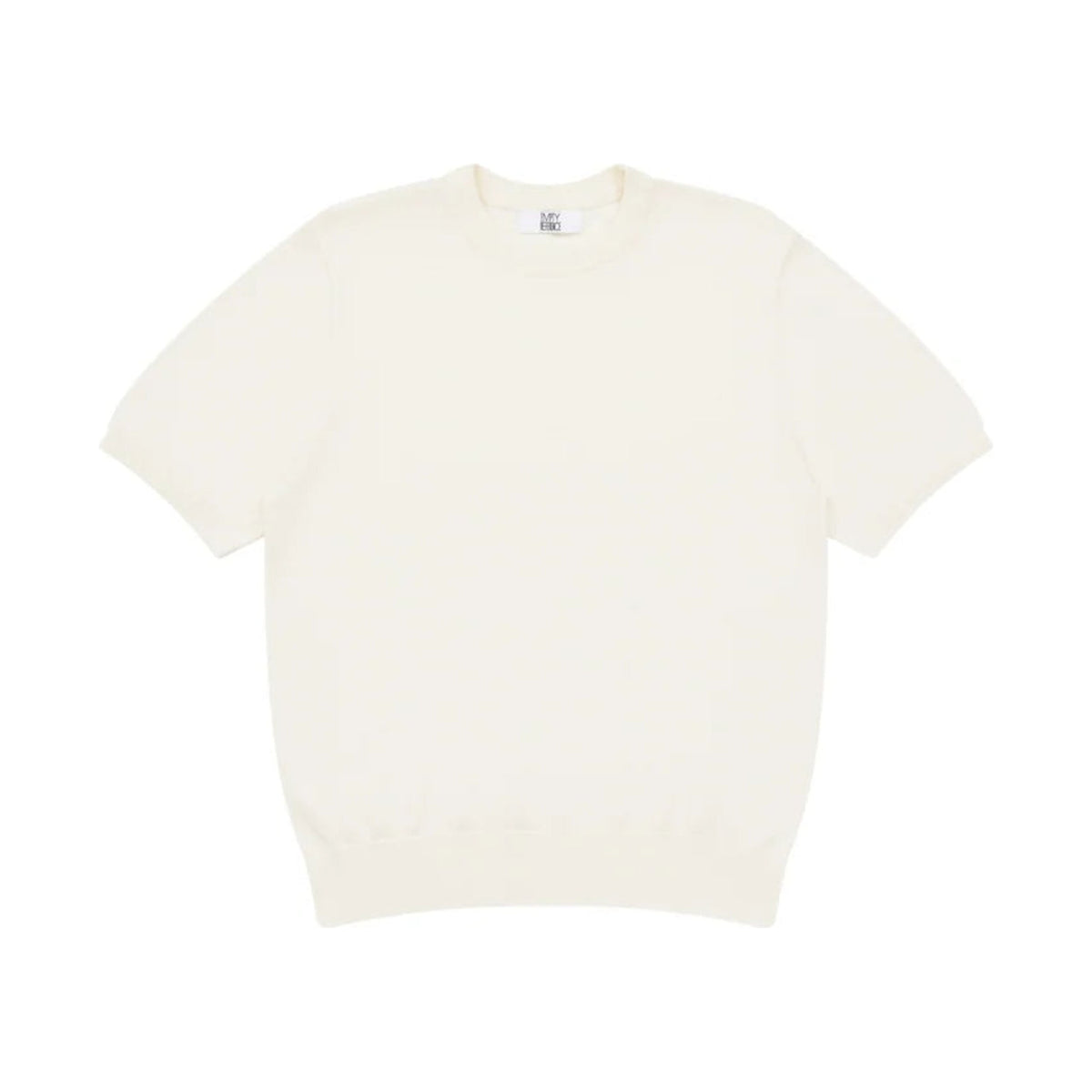 Silk-Wool Blend Knit Tee