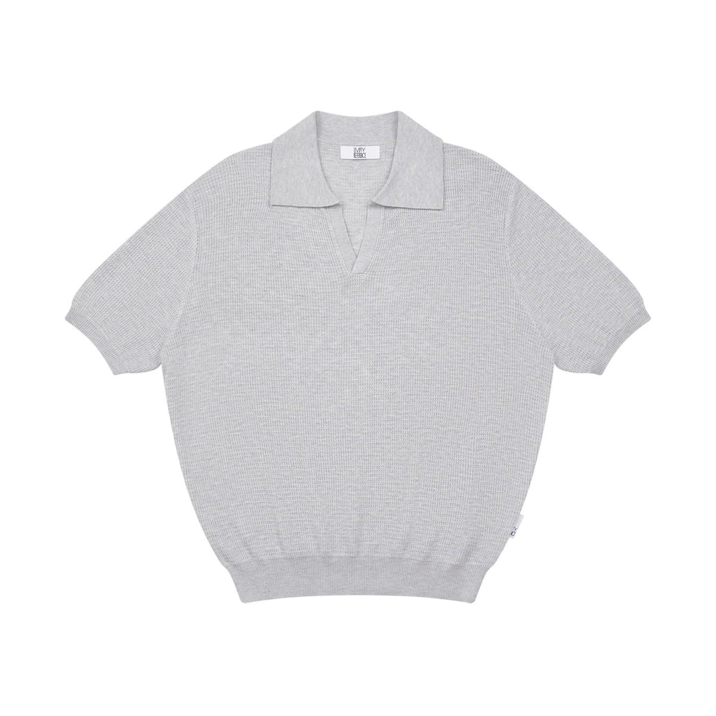 Textured Knit Polo