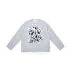 Vintage Dog Graphic Long Sleeve Tee