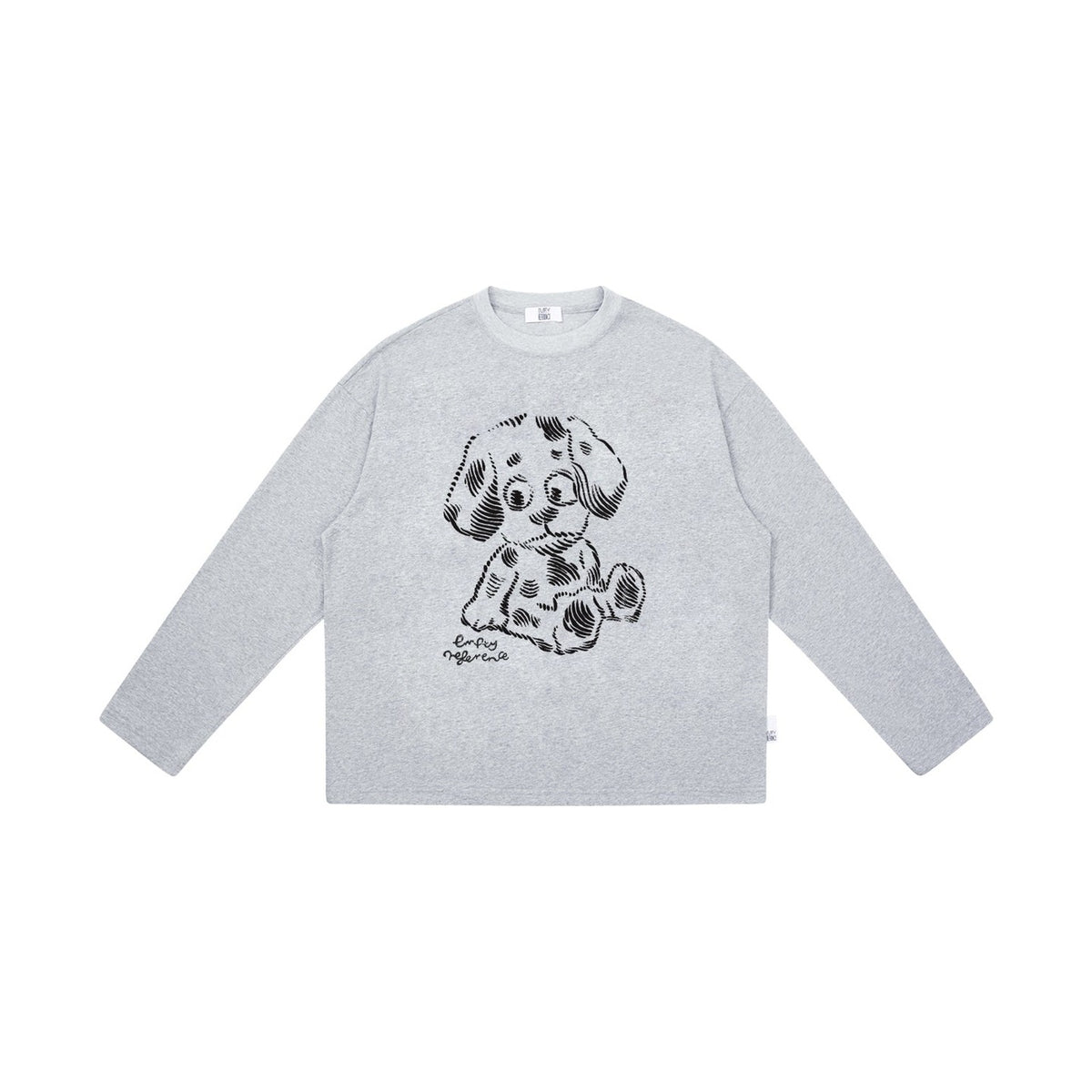 Vintage Dog Graphic Long Sleeve Tee
