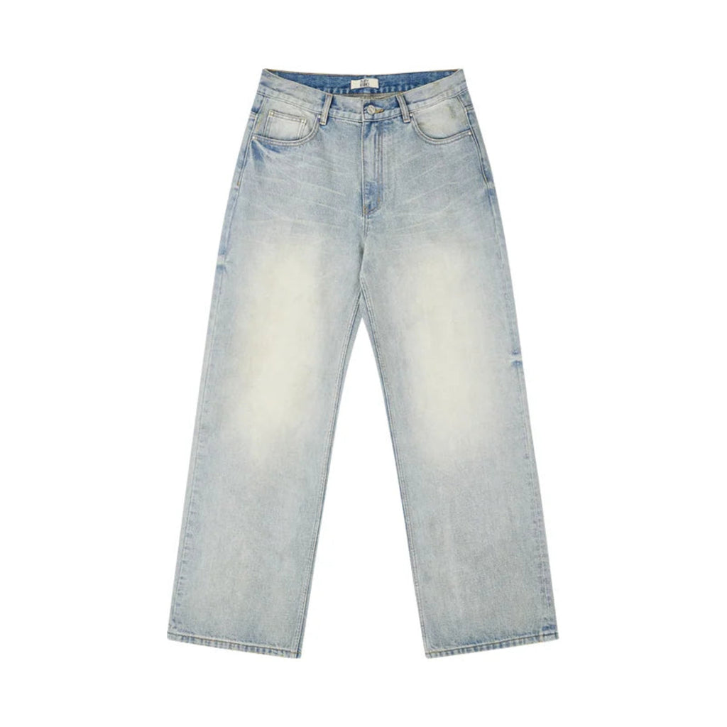 Washed Micro-Flare Jeans