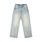 Washed Micro-Flare Jeans