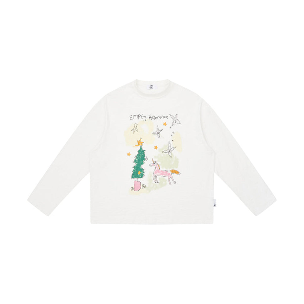 Winter Unicorn Graphic Long Sleeve Tee